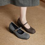 Elegant Handmade Leather Women's Shoes - Exquisite Craftsmanship(Ebuer888b7531)