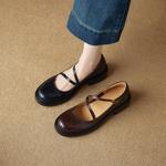 Elegance in Every Stitch: Premium Handmade Leather Heels(Ebuer888b3251)