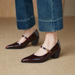 Luxury Handcrafted Genuine Leather Women's Shoes: Elegance Redefined(Ebuer888b7535)