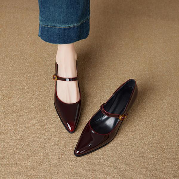 Luxury Handcrafted Genuine Leather Women's Shoes: Elegance Redefined(Ebuer888b7535)