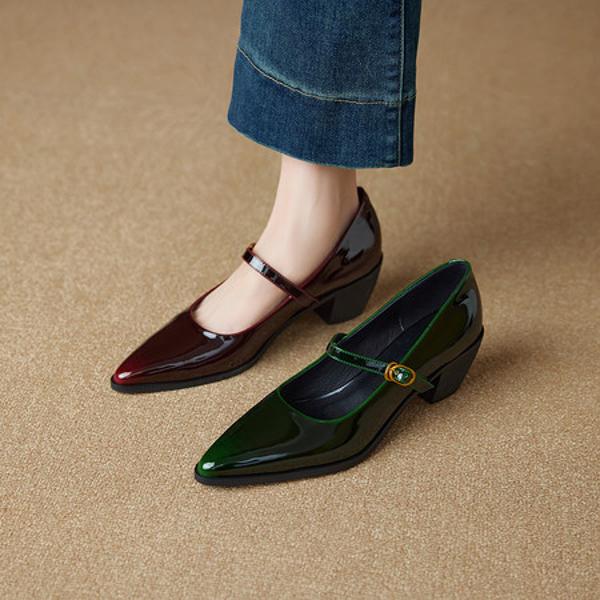 Luxury Handcrafted Genuine Leather Women's Shoes: Elegance Redefined(Ebuer888b7535)