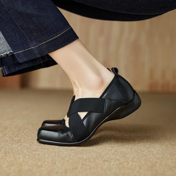 Handcrafted Luxury Genuine Leather Women's Shoes - Elegance Redefined(Ebuer888b3257)