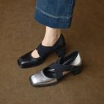 Handcrafted Genuine Leather Women's Shoes - Luxurious Elegance Meets Craftsmanship(Ebuer888b3261)