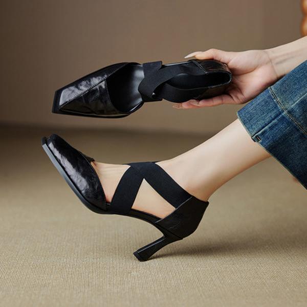 Exquisite Leather Handcrafted Women's Shoes: Luxury Elegance(Ebuer888b7540)