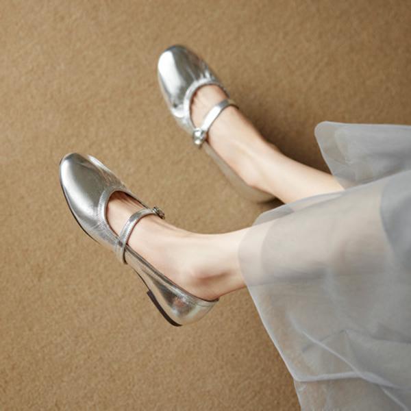 Handcrafted Genuine Leather Women's Shoes: Elegance Meets Luxury Craftsmanship(Ebuer8883241)