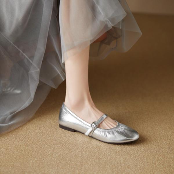 Handcrafted Genuine Leather Women's Shoes: Elegance Meets Luxury Craftsmanship(Ebuer8883241)