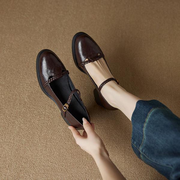 Exquisite Handcrafted Leather Women's Shoes: Luxury & Elegance(Ebuer888b7549)