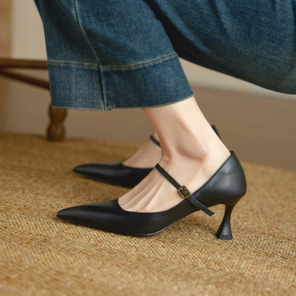 Luxury Handmade Genuine Leather Women's Shoes with Elegance(Ebuer888b3266)