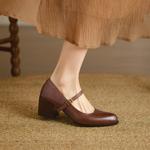 Exquisite Handcrafted Leather Women’s Shoes - Elegant Luxe(Ebuer888b3265)