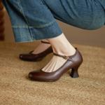 Luxurious Handcrafted Leather Women's Shoes: Artistry Meets Elegance(Ebuer888b3267)