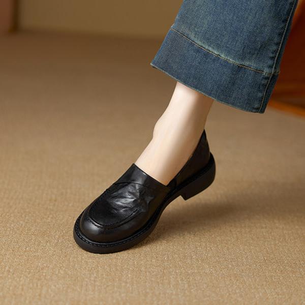 Elegant Handmade Genuine Leather Women’s Shoes: Luxurious Craftsmanship and Quality(Ebuer888b3272)