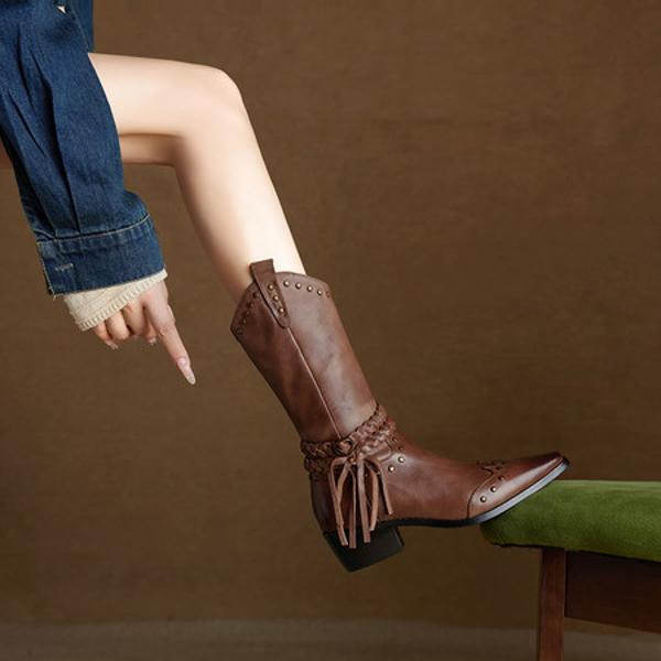 Exquisite Handmade Leather Women's Shoes: Luxury Craftsmanship Meets Timeless Elegance(Ebuer888b7555)