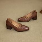 Luxurious Handcrafted Leather Women's Shoes of Elegance(Ebuer888b3273)