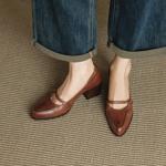 Luxurious Handcrafted Leather Women's Shoes of Elegance(Ebuer888b3273)