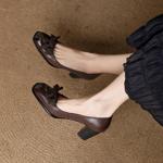 Elegantly Handcrafted Genuine Leather Women's Shoes: Luxury and Quality Redefined(Ebuer888b7559)