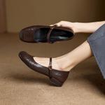 Elegant Handcrafted Genuine Leather Women's Shoes: Luxurious Artistry Unveiled(Ebuer888b7560)