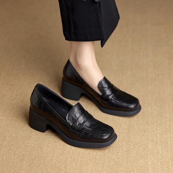 Exquisite Handcrafted Leather Women's Shoes: Luxury Meets Timeless Elegance(Ebuer888b7564)