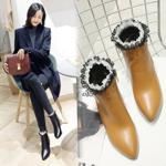 Elegant Handmade Leather Women's Shoes: Exquisite Craftsmanship & Luxurious Quality(EbukaA-532)