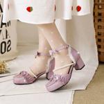 Handcrafted Genuine Leather Luxury Women's Shoes(Ebuka102-19)