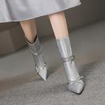 Elegance in Every Stitch: Handmade Leather Women's Shoes of Luxury Quality(Ebuka22-25)