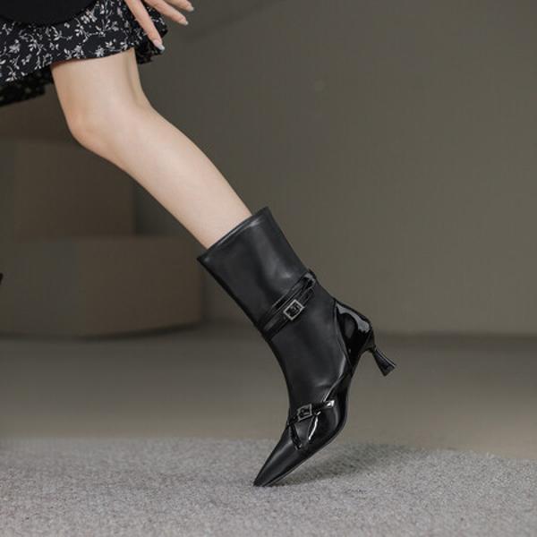 Elegance in Every Stitch: Handmade Leather Women's Shoes of Luxury Quality(Ebuka22-25)