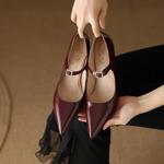 Elegantly Crafted Luxury Handmade Leather Footwear for Women's Sophistication(Ebuka45831)