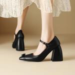 Handcrafted Leather Women's Shoes: Elegant Luxury with Exquisite Craftsmanship(Ebuka23-15)