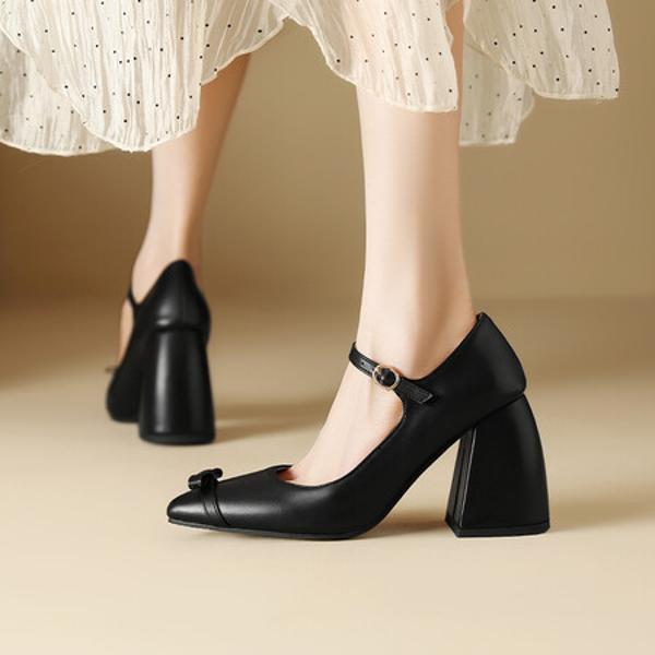 Handcrafted Leather Women's Shoes: Elegant Luxury with Exquisite Craftsmanship(Ebuka23-15)