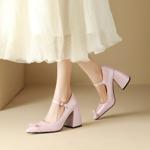 Handcrafted Leather Women's Shoes: Elegant Luxury with Exquisite Craftsmanship(Ebuka23-15)