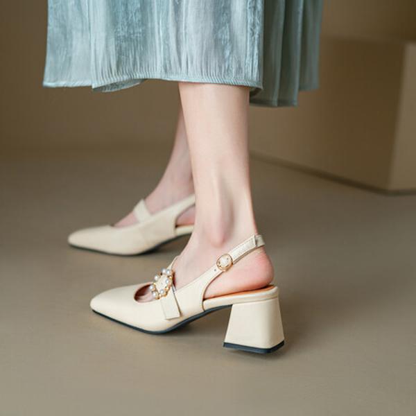 Handcrafted Luxury Leather Women's Shoes: Exquisite Quality & Timeless Elegance(Ebuka23-26)