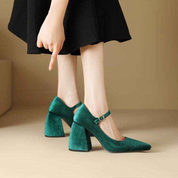 Elegance in Every Step: Handcrafted Luxury Leather Women's Shoes(Ebuka23-17)