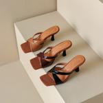 Handcrafted Real Leather Women's Shoes: Luxurious Elegance.(Ebuka23-19)