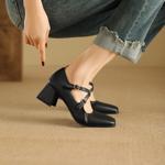 Handcrafted Luxury Leather Women's Shoes - Elegance Redefined(Ebuka303-10)