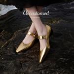 Premium Handcrafted Leather Women's Shoes: Elegant Luxury in Every Stitch(Ebuka568-3)