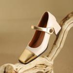Handcrafted Luxury Leather Women's Shoes: Elegance Meets Quality工艺。(Ebuka303-4)