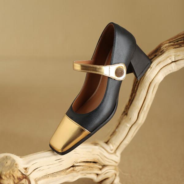 Handcrafted Luxury Leather Women's Shoes: Elegance Meets Quality工艺。(Ebuka303-4)