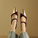 Luxurious Handcrafted Leather Women's Shoes for Elegant Style(Ebuka568-4)