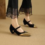 Luxurious Handcrafted Leather Women's Shoes for Elegant Style(Ebuka568-4)