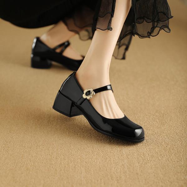 Handcrafted Luxury Leather Women's Shoes: Elegance Redefined(Ebuka945-12)