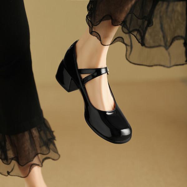 Handcrafted Luxury Leather Women's Shoes: Elegance Redefined(Ebuka945-12)