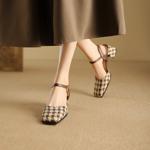 Exquisite Handcrafted Leather Women's Shoes: A Touch of Luxury and Elegance(Ebuka303-2)