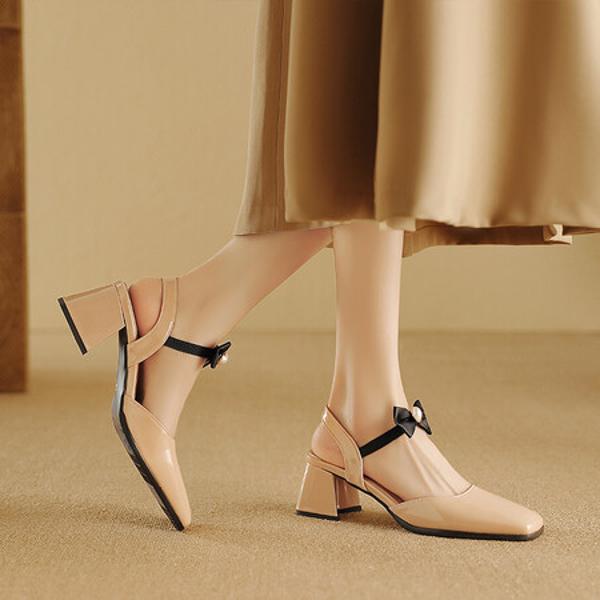 Exquisite Handmade Genuine Leather Women's Shoes: Luxury, Elegance, and Craftsmanship(Ebuka303-6)