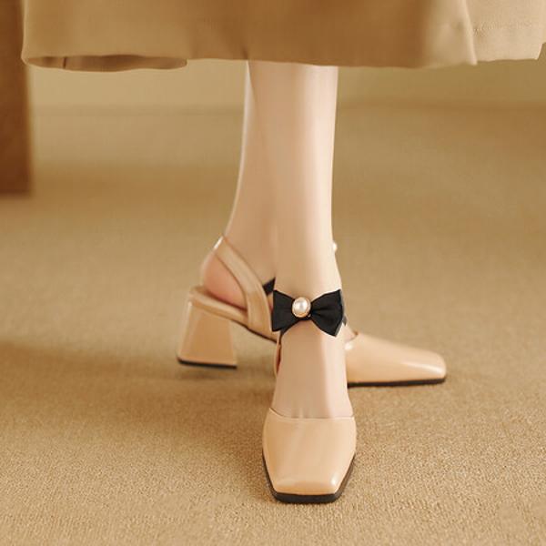 Exquisite Handmade Genuine Leather Women's Shoes: Luxury, Elegance, and Craftsmanship(Ebuka303-6)