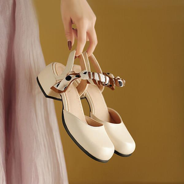 Luxurious Handcrafted Leather Women's Shoes for Elegance(Ebuka945-5)