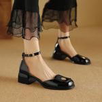 Elegant Handmade Genuine Leather Women's Shoes – Luxury Craftsmanship & Quality(Ebuka945-8)