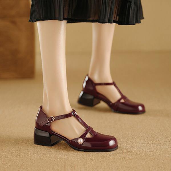 Exquisite Handcrafted Leather Women's Shoes - Luxury Elegance(Ebuka945-2)