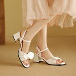 Handcrafted Luxury Leather Women's Shoes: Elegance Meets Superior Craftsmanship(Ebuka806-7)