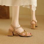 Handcrafted Luxury Leather Women's Shoes with Elegance(Ebuka806-6)