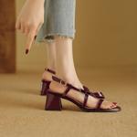 Exquisite Handmade Leather Women's Shoes - Luxury Elegance(Ebuka806-3)