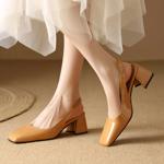 Handcrafted Luxury Leather Women's Shoes - Timeless Elegance(EbukaBK23-11)